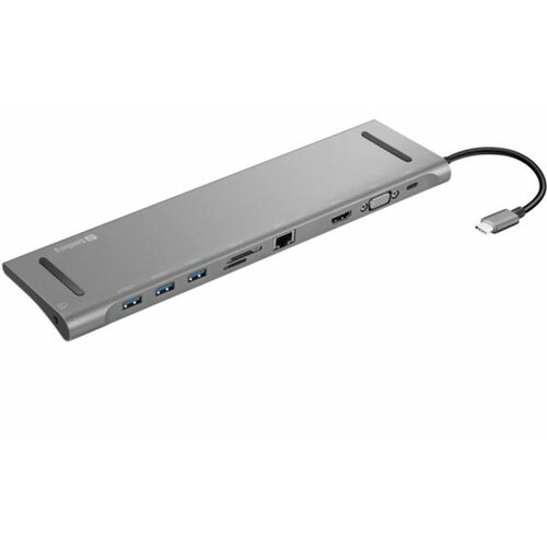 Docking station 10in1 USB-C - HDMI/VGA/LAN/3xUSB 3.0/USB C 136-31 Slike