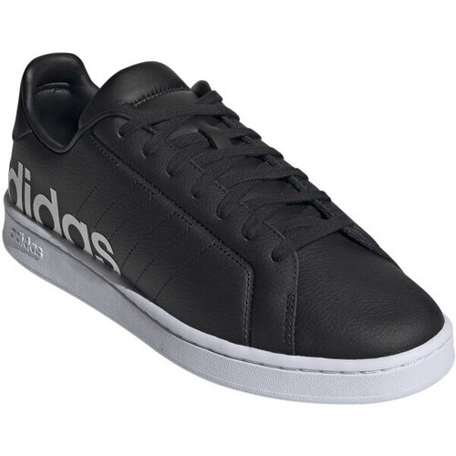 Adidas GRAND COURT LTS Mu&amp;scaron;ke tenisice za slobodno vrijeme, crna, veličina 45 1/3 Slike
