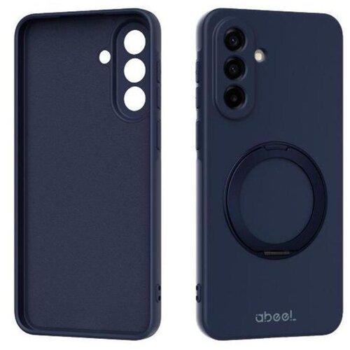 Chameleon Gumiran magnetni ovitek s stojalom (TPU Ring) za Samsung Galaxy A36 / A37 5G, temno moder Cene