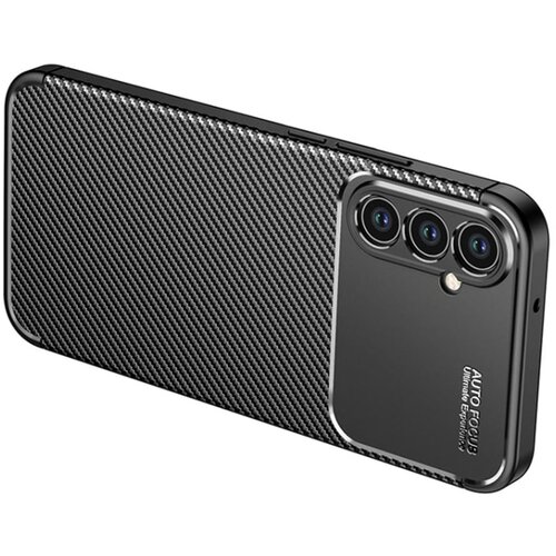 Techsuit CarbonFiber maska za Samsung Galaxy A34 5G &amp;ndash; crna Slike