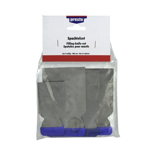 Presto lopatice za kit - set od 4 komada - metal Slike