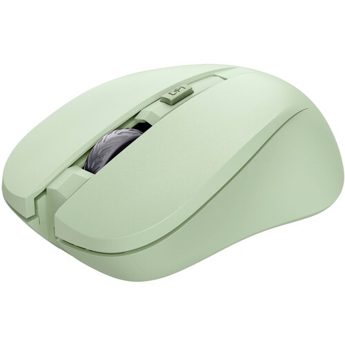 Trust Mydo silent wireless mi&amp;scaron;, zeleni, 1000-1800 dpi, objeruke, 4 tipke Slike