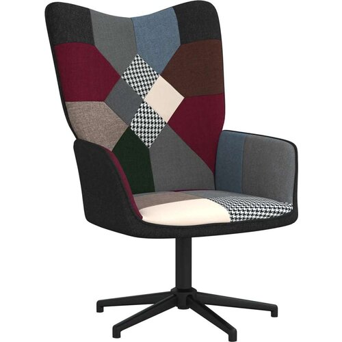  Stolica za opu&amp;scaron;tanje s osloncem za noge patchwork od tkanine Slike