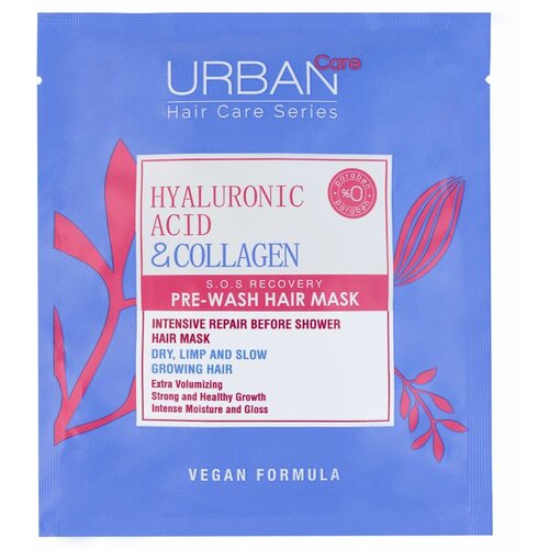 SELEN KOZMETIK urban care maska pre šamponiranja za volumen kose hijaluron i kolagen, 50ml Cene