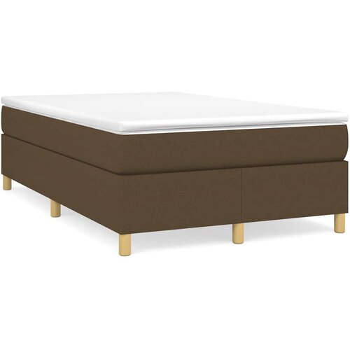 Krevet box spring s madracem tamnosmeđi 120 x 190 cm od tkanine Cijene