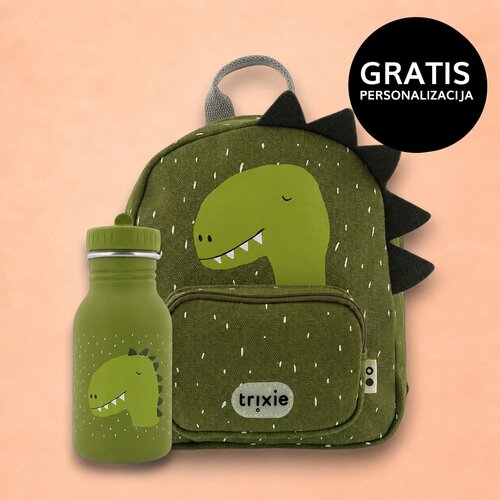 Trixie otro&amp;scaron;ki nahrbtnik small + steklenička 350 ml mr. dino Slike