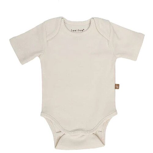  Lunilou - Rebrasti bodi kratki rukav, Off White Slike