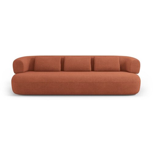 Micadoni Sofa od boucl&amp;eacute; tkanine boja terakote 200 cm Jenny &amp;ndash; Slike