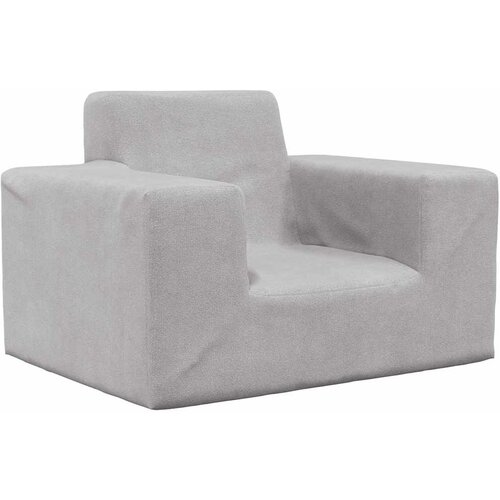 vidaXL Otroški kavč svetlo siv mehak pliš Cene