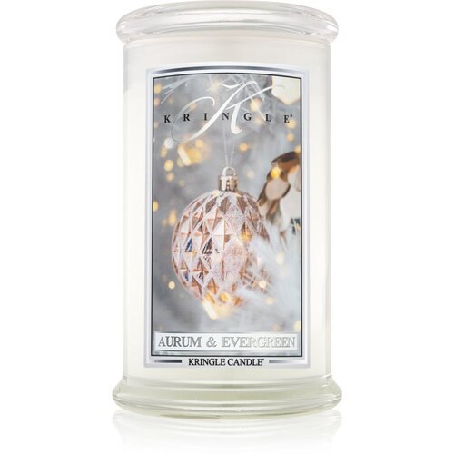 Kringle Candle Aurum &amp;amp; Evergreen mirisna svijeća 624 g Slike