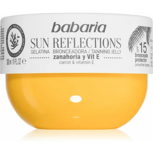 Babaria Tanning Jelly Sun Reflections zaščitni gel SPF 15 300 ml