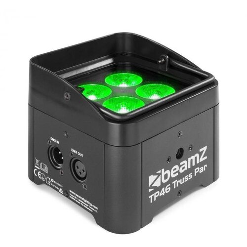 Beamz TP 46 Truss Par, uplight reflektor, 4 x 4 W 4 v 1 LED dioda, RGB-UV, 9 DMX kanalov Cene