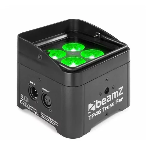 Beamz TP 46 Truss Par, uplight reflektor, 4 x 4 W 4 v 1 LED dioda, RGB-UV, 9 DMX kanalov