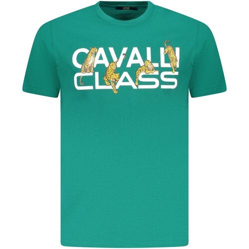 Cavalli Class SHORT SLEEVE T-SHIRT MEN GREEN Slike