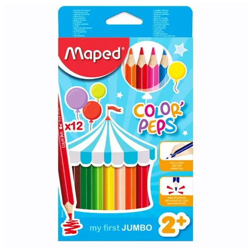 MAPED E Bojice Color Peps JUMBO 12/1 MAPED