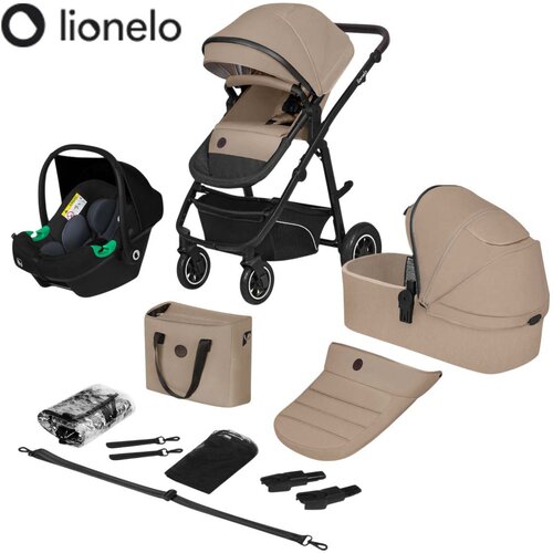Lionelo otro&scaron;ki voziček 3v1 bianka&trade; beige sand Cene