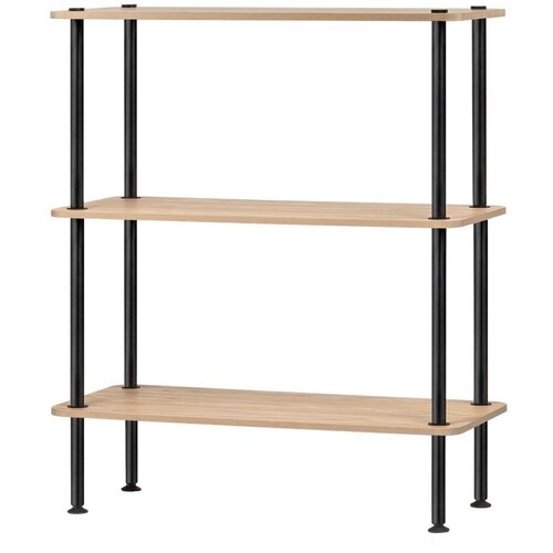noo.ma Regal u dekoru hrasta u prirodnoj boji 80x90,5x35 cm Teidi &ndash; Cijene