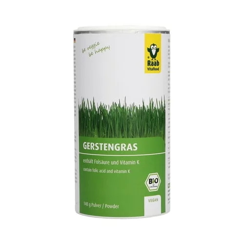 Raab Vitalfood GmbH Bio ječmenova trava v prahu - 140 g