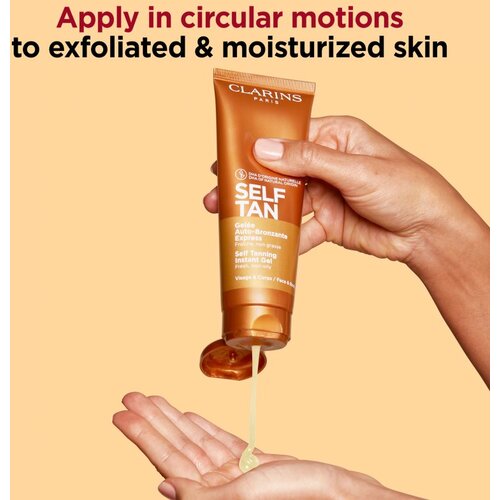 Clarins Self Tan Instant Gel gel za samotamnjenje za tijelo i lice 125 ml Slike