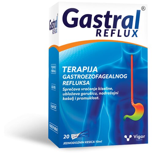 Vigor Health gastral reflux 20 kesica Cene