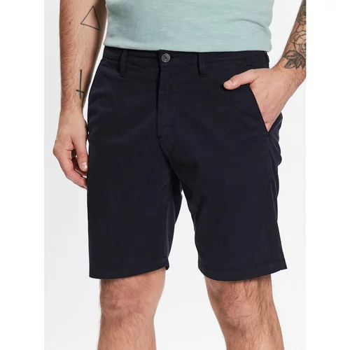 Guess Kratke hlače iz tkanine Drake M3GD06 WFBY3 Mornarsko modra Regular Fit