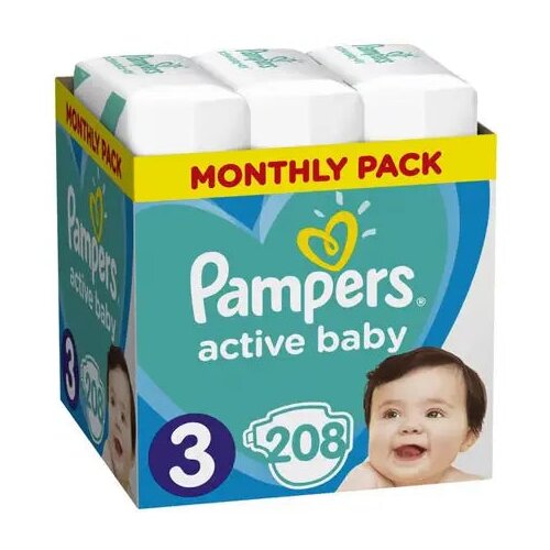 Pampers Active Baby pelene Slike