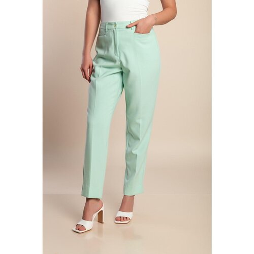 Fenzy Plus Size Elegantne Hlače, Menta Cene