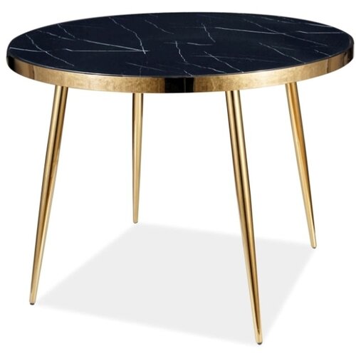 Molarem Home stol CALVIN -staklo s efektom mramora Slike