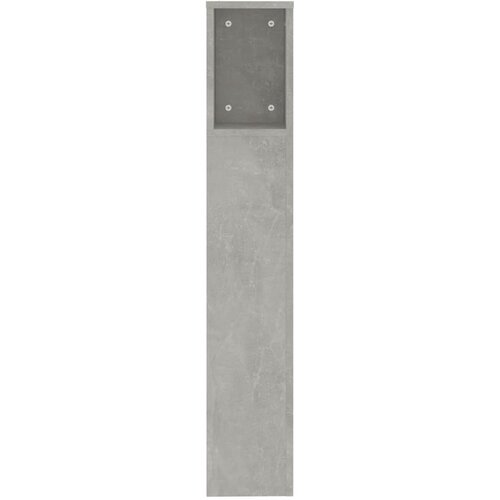  Uzglavlje s ormarićem siva boja betona 200 x 18,5 x 104,5 cm Slike