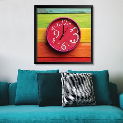 Wallity Dekorativni zidni sat STMDF92331800, 45x45 cm Cene