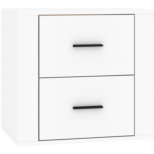 Maison Chic Stenska Nočna omarica - Nočna miza bela 50x36x47 cm, (21688005) Slike