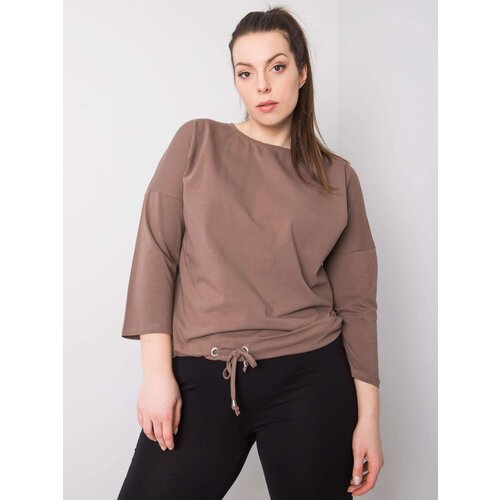 BASIC Feel Good Blouse-RV-BZ-6294.06P-brown Cene