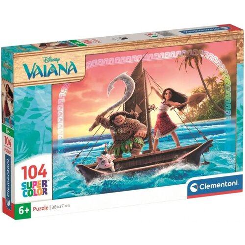 Clementoni Vaiana 2 avanture 104-dijelni Supercolor puzzle - Slike