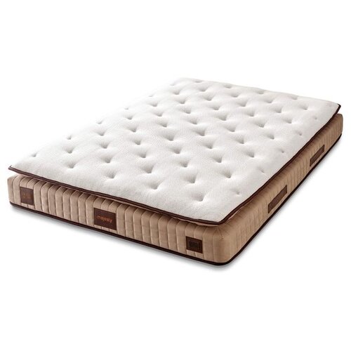 Hanah home Majesty 90x200 cm Single Size Padded Luxury Soft Mattress WhiteBrown Mattress Slike