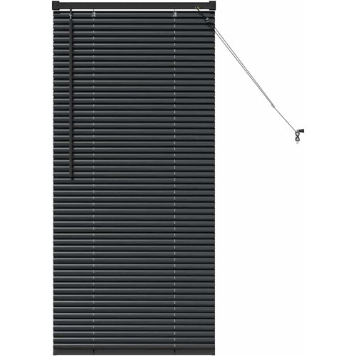 VidaXL Venecijanske žaluzije Črna 60 x 2,5 x 130 cm Aluminij, (5000178615) Slike
