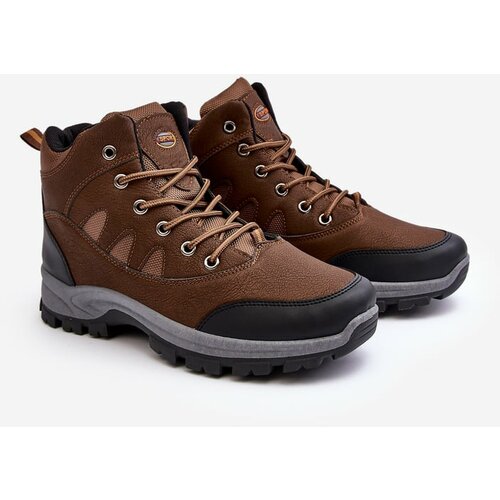 Kesi Men's Classic Trekking Shoes Brown Gometti Cene