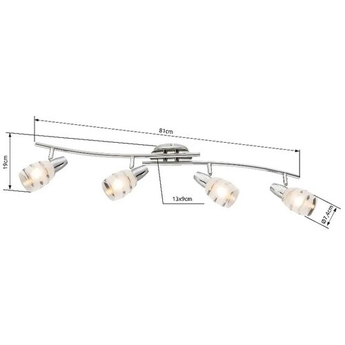 Globo reflektor roy, 4xE14, 40 w Slike