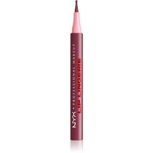 NYX Professional Makeup Lip Lingerie flomaster za ustnice za dolgoobstojen učinek odtenek 11 Hot & Heavy 1 ml Cene