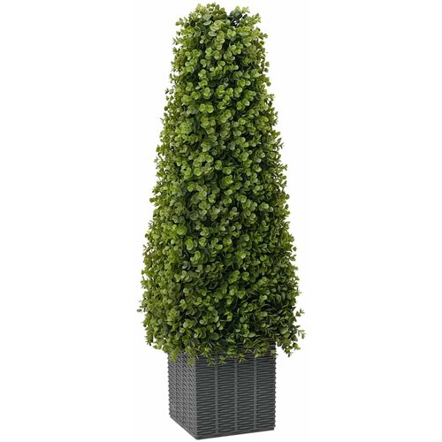 vidaXL Eukaliptus trava toranj Zelena 27 x 27 x 90 cm Plastika Cijene