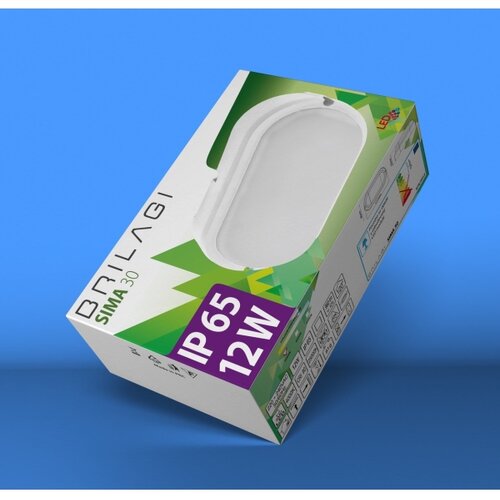 Brilagi led industrijsko plafonsko svetlo sima LED/12W/230V IP65 bela Slike
