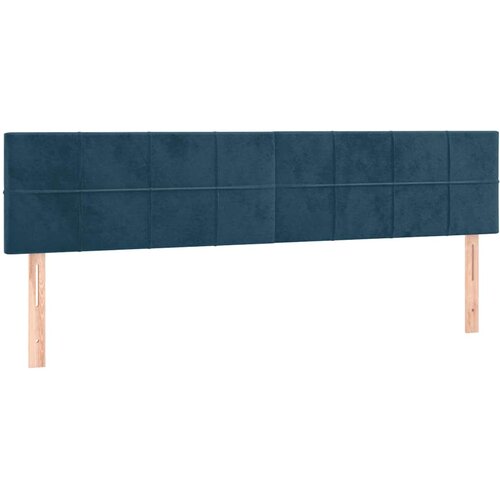  box spring s madracem LED tamnoplavi 200x200 cm bar&amp;scaron;un Slike