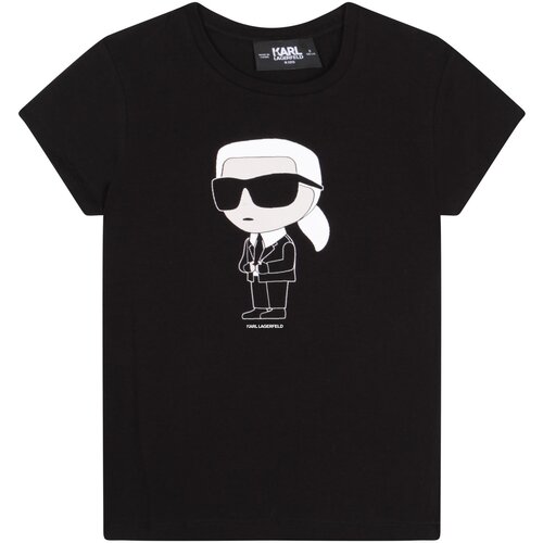 Karl Lagerfeld Majice s kratkimi rokavi - Črna Slike