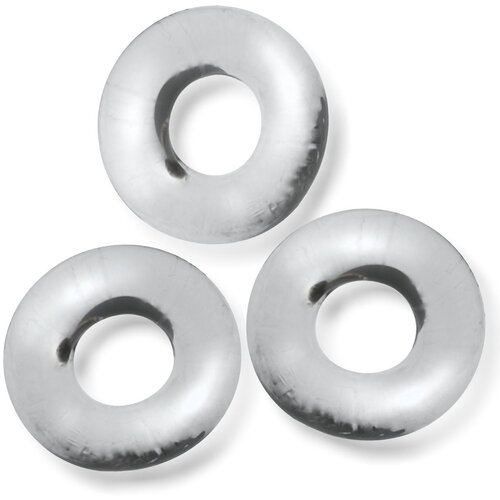 Oxballs Fat Willy 3-Pack Cockrings Clear Slike