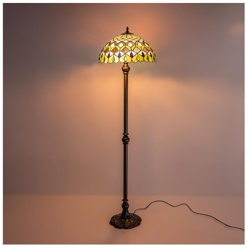 Brilagi tiffany vitražna podna lampa margaret 2xE27/60W/230V Cene