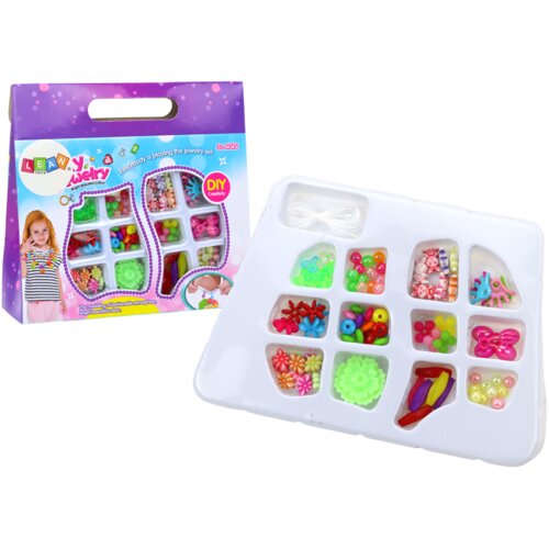 Creative Set of Beads for Making Colorful Jewelry Slike