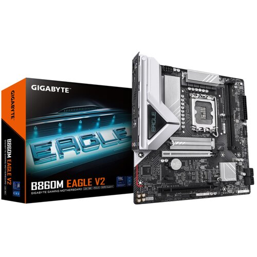 Gigabyte MB B860M EAGLE V2LGA1851; 2xDDR5; 2xM.2; 4xSATA6xUSB; HDMI, DP; USB Type-C, mATX; Cijene