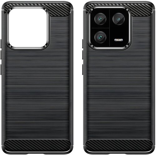  Futrola Carbon Shield TPU za Xiaomi 13 Pro - Crna KP24626 Cene