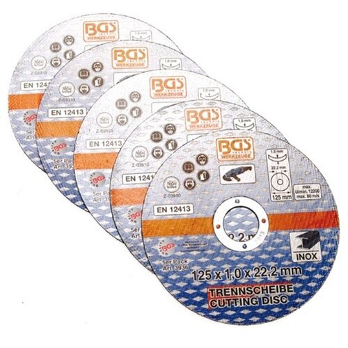 BGS Rezna ploča za inox 125x1,0x22,2mm (5kom) 3936 Cijene