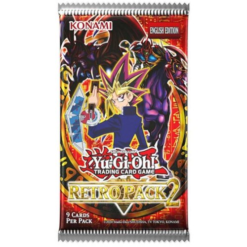 Konami dru&amp;scaron;tvena igra - yu-gi-oh! - tcg - retro pack 2 - booster pack Slike