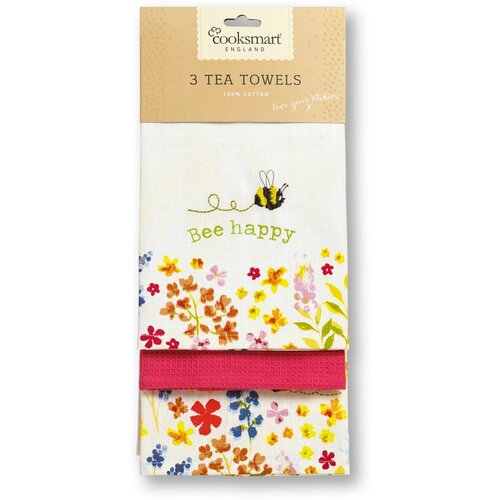 Cooksmart &amp;reg; Komplet 3 kuhinjskih krp Be Happy Slike